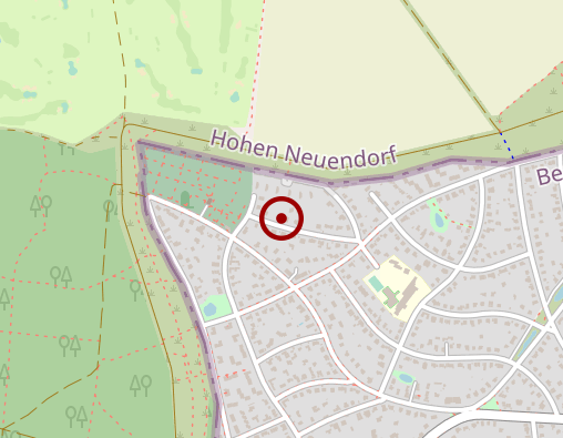 Karte: Schlüsselzentrale Reinickendorf Frohnau