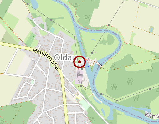 Karte: Wasser-u.Schiffahrtsamt Verden Außenbezirk Oldau