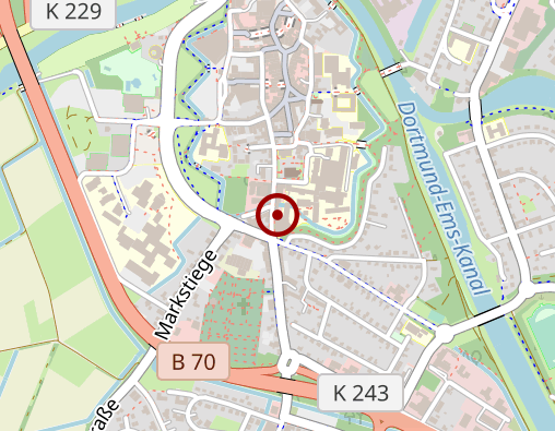 Karte: Tagespflege am Krankenhaus Ludmillenstift