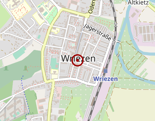 Karte: Diakonie Sozialstation Wriezen