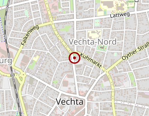 Karte: Johanniter-Unfall-Hilfe e.V. Dienstelle Vechta, Betreutes Wohnen Hilfsorganisation