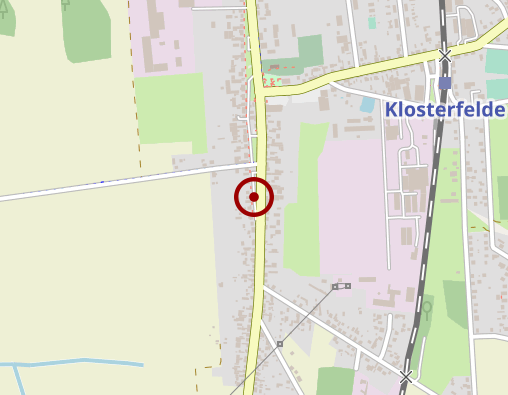 Karte: Diakoniestation Klosterfelde-Bernau gGmbH