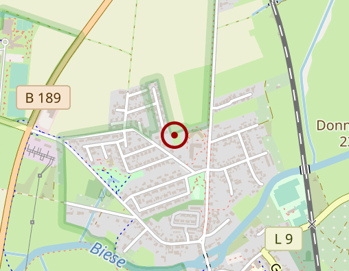 Karte: DRK Altenpflegeheim " Haus Sorgenfrei" Osterburg