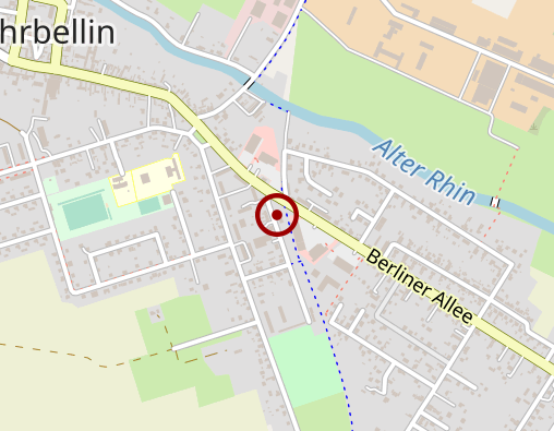 Karte: Therapiezentrum Fehrbellin "Ambulanter Pflegedienst"