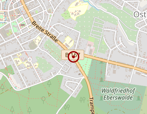 Karte: Lebenshilfe f.M.m. Beh. Freizeitstätte Eberswalde