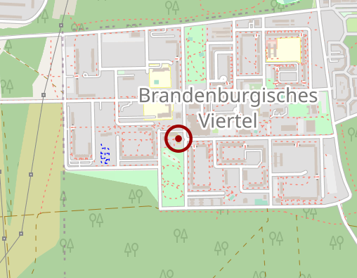 Karte: DRK Uckermark West/Oberbarnim Pflege-und Betreuungs GmbH Seniorenwohnanlage "Barnimpark"