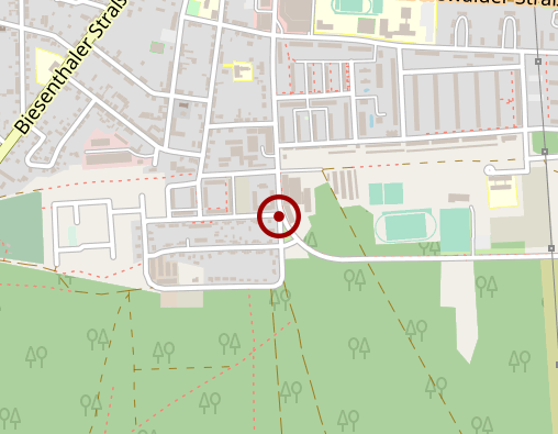 Karte: Angebote zur Unterstützung im Alltag der "Tagespflege im Waldhaus"