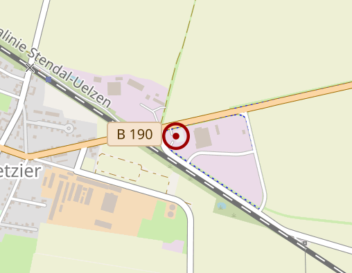 Karte: Dörlitz Vera Elbeland Taxi