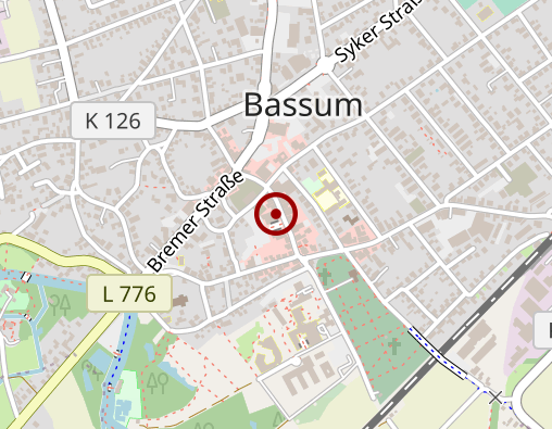 Karte: AKB Sozialdienstleistungs GmbH Bassum Ambulanter Pflegedienst mit Herz