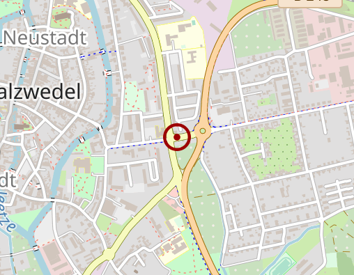 Karte: Salus gGmbH Tagesklinik für Erwachsenenpsychiatrie/-psychotherapie Salzwedel