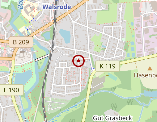 Karte: Hagemann Ulrike Dr. med. vet. Kleintierpraxis