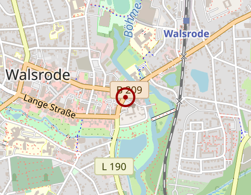 Karte: Kirchenkreis Walsrode Lebensberatung Psychologische Familienberatung