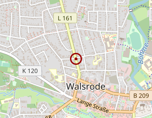 Karte: Vier Linden - Einrichtungsteil Walsrode Betreutes Wohnen