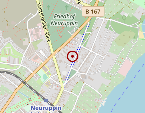 Karte: BIZ Beatmungs- und Intensivpflegezentrum Neuruppin GmbH