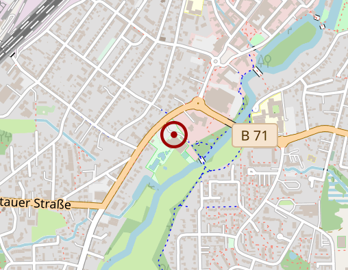 Karte: Albrecht Volker Krankengymnastik und Sauna