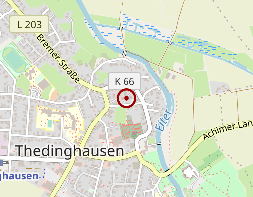 Karte: Haus in der Bürgerei Pflegeeinrichtung des Landkreises Verden