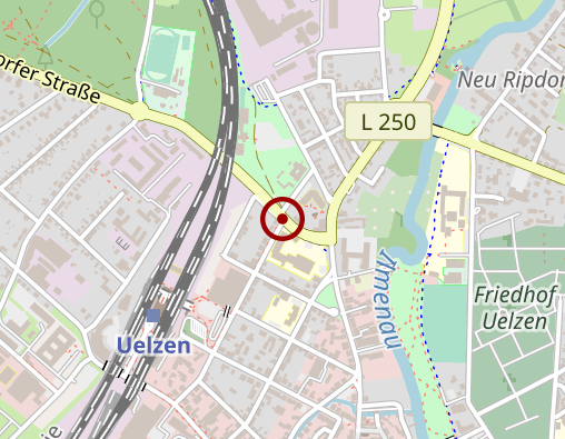 Karte: Uelzener Tagesdomizil am Stadtwald