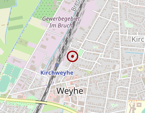 Karte: Seniorenwohnpark Weser gGmbH