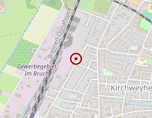 Karte: deinpflegeteam-Weyhe GmbH Ambulante Krankenpflege