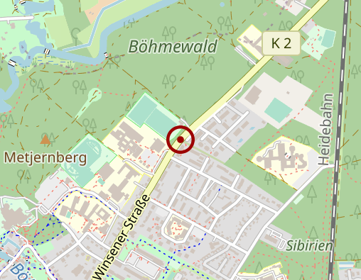 Karte: Diakoniestation im Kirchenkreis Soltau gGmbH Tagespflege Melanchthonhaus