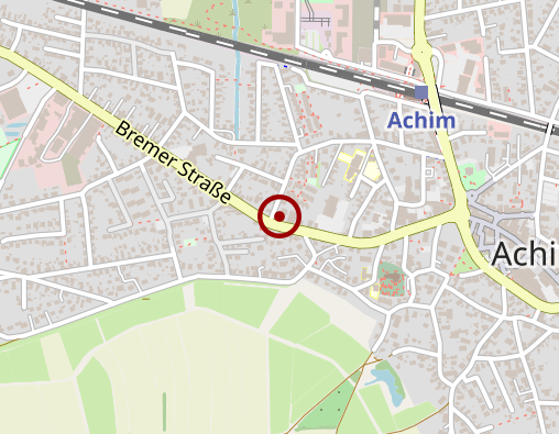 Karte: Achimer Bestattungsinstitut GE BE IN GmbH