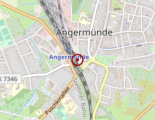 Karte: Taxi Ruf am Bahnhof