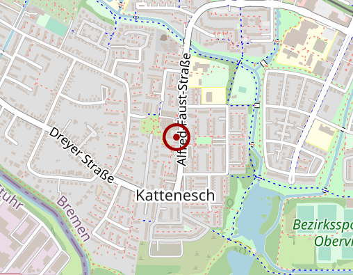 Karte: Bremer Heimpflege gGmbH Stadtteilhaus Kattenesch Kurzzeitpflege