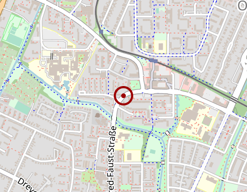 Karte: Dienstleistungszentrum Obervieland