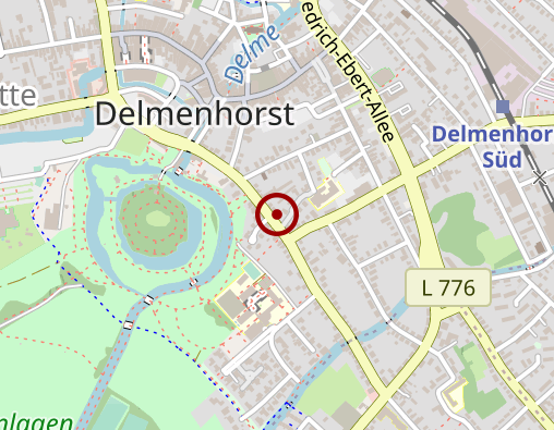 Karte: Lebenshilfe Delmenhorst und Landkreis Oldenburg - Offene Hilfen