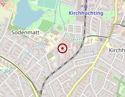 Karte: Dienstleistungszentrum Huchting