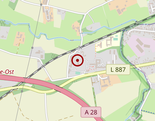 Karte: Klinik für Kinder- und Jugendpsychiatrie Wichernstift gGmbH