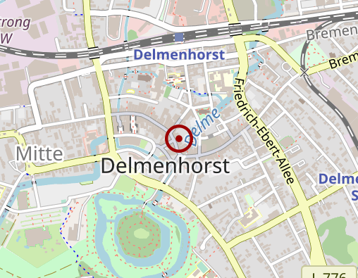 Karte: Pluspunkt-Apotheke Delmenhorst