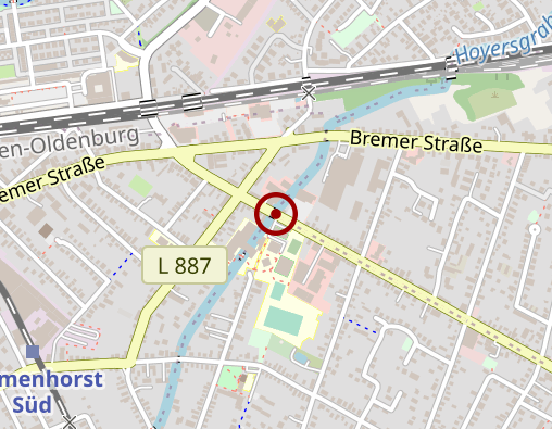 Karte: Bezirksverband Oldenburg Heimverwaltung Gut Dauelsberg