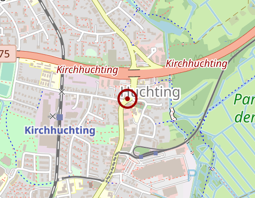 Karte: Huchtinger Bestattungshaus