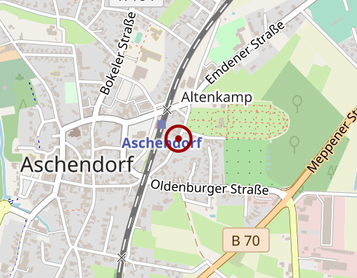 Karte: St. Nikolausstift Caritas Pflege GmbH Caritas Tagespflege Aschendorf