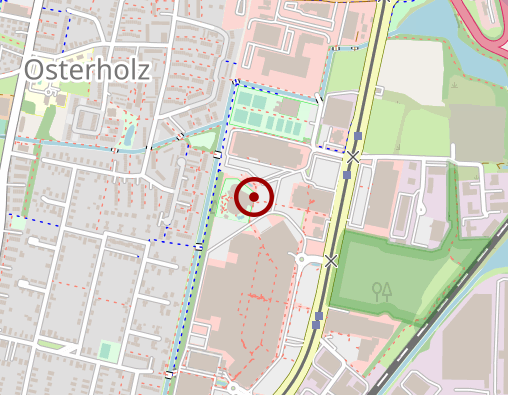 Karte: Oase Sauna u. Fitneß im Weserpark