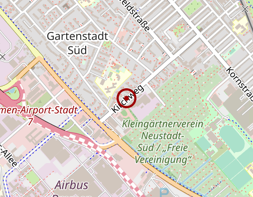 Karte: Leben im Alter gGmbH Haus am Kirchweg Kurzzeitpflege