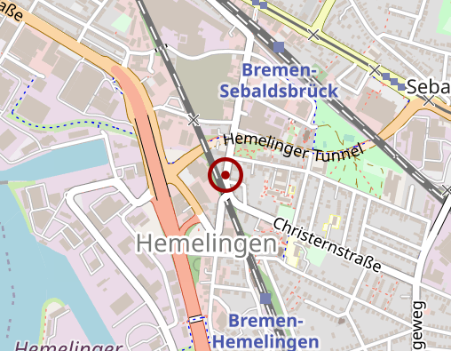 Karte: Paritätische Pflegedienste Hemelingen