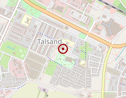 Karte: EJF gemeinnützige AG DSPZ "Am Talsand" EJF-Lazarus gAG, Frauenhaus