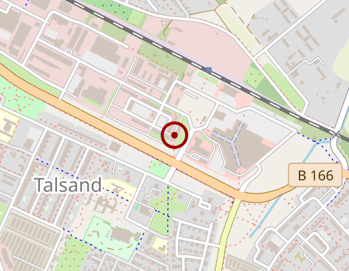 Karte: Friseursalon über kurz oder lang