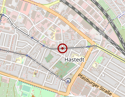 Karte: Dienstleistungszentrum Hastedt