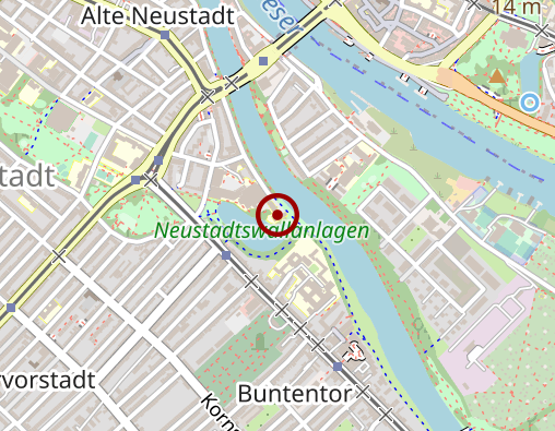 Karte: Ambulanter Pflegedienst der Bremischen Schwesternschaft vom Roten Kreuz e.V.