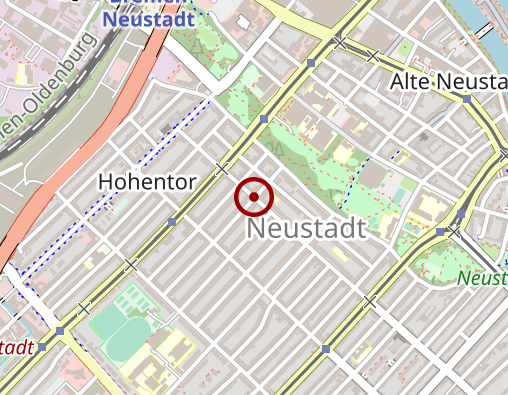 Karte: Dienstleistungszentrum Neustadt/Woltmershausen