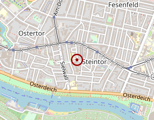 Karte: Dienstleistungszentrum Mitte/östl. Vorstadt