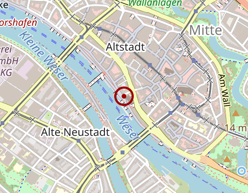 Karte: Blaues Kreuz in Deutschland e.V. Landesverband Bremen