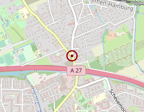 Karte: Tagespflege Oberneuland Convivo Park Oberneuland Teilstationäre Tagespflege