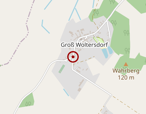 Karte: CJD Prignitz Wohnstätte Groß Woltersdorf