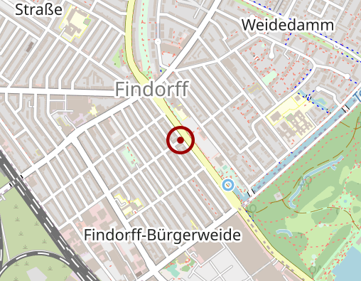 Karte: Dienstleistungszentrum Findorff