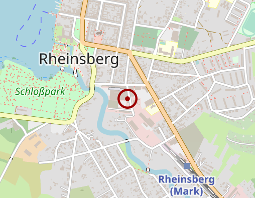 Karte: Schwester Agnes GmbH Einrichtung Rheinsberg