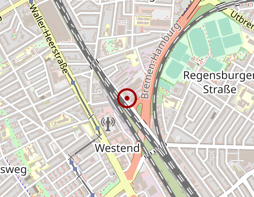 Karte: Lebenshilfe Bremen e.V. Zentrale Verwaltung